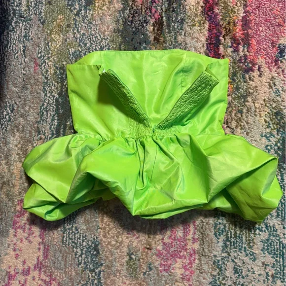 Zara Voluminous Peplum Top - Picture 7 of 8